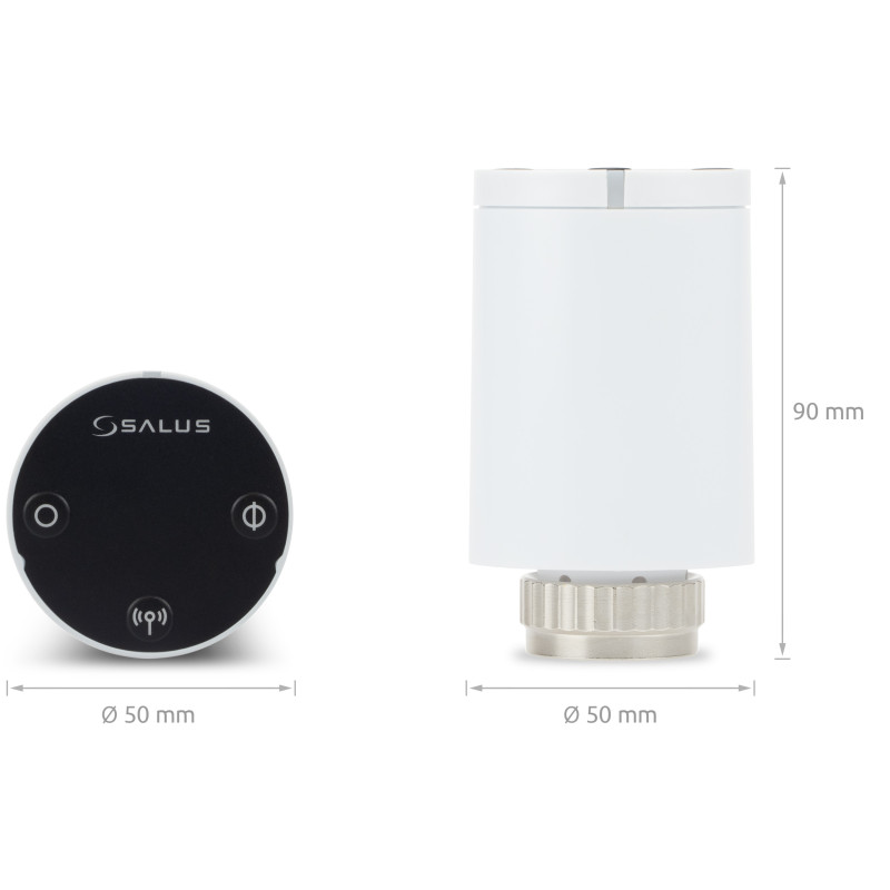 Термоголовка Salus TRV28RFM
