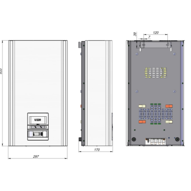 Стабілізатор напруги однофазний 22 кВт Елекс ГЕРЦ У 36-1/100 v3.0 побутовий 