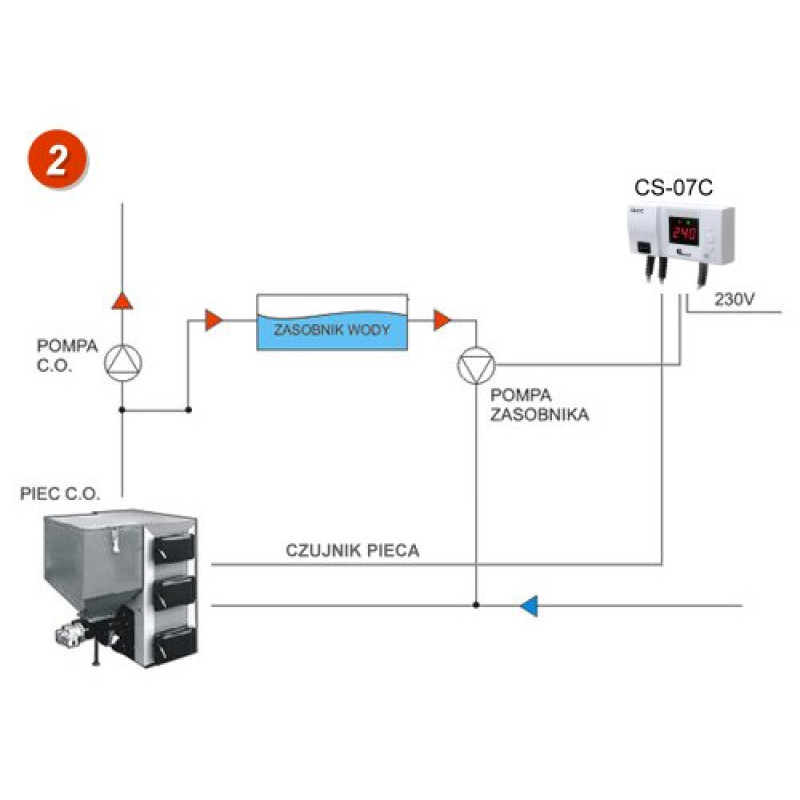 KG Elektronik CS-07C - Контроллер управления насосом