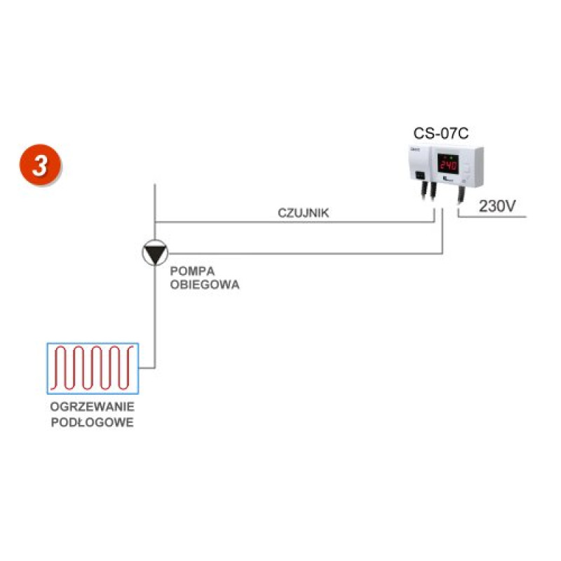 KG Elektronik CS-07C - Контроллер управления насосом