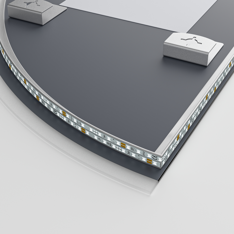 Дзеркало Mixxus Premium TOPPER MS02-75x100 з Led Touch, Anti-fog, димером (3-6,5kK) 