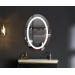 Зеркало Mixxus PLAIN MV02-50x70 с Led Touch, Anti-fog, димером, регулятором яркости, часами