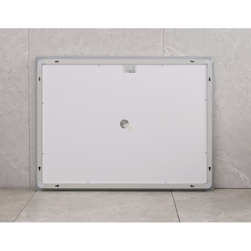 Зеркало Mixxus WARM MR02-120x80 с Led Touch, Anti-fog, димером, регулятором яркости, часами