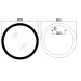 Дзеркало Mixxus PLAIN MC10-80 з Led Touch, Anti-fog, димером, регулятором яскравості, годинником 