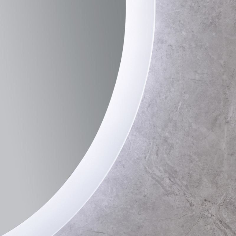 Дзеркало Mixxus PLAIN MC10-80 з Led Touch, Anti-fog, димером, регулятором яскравості, годинником 