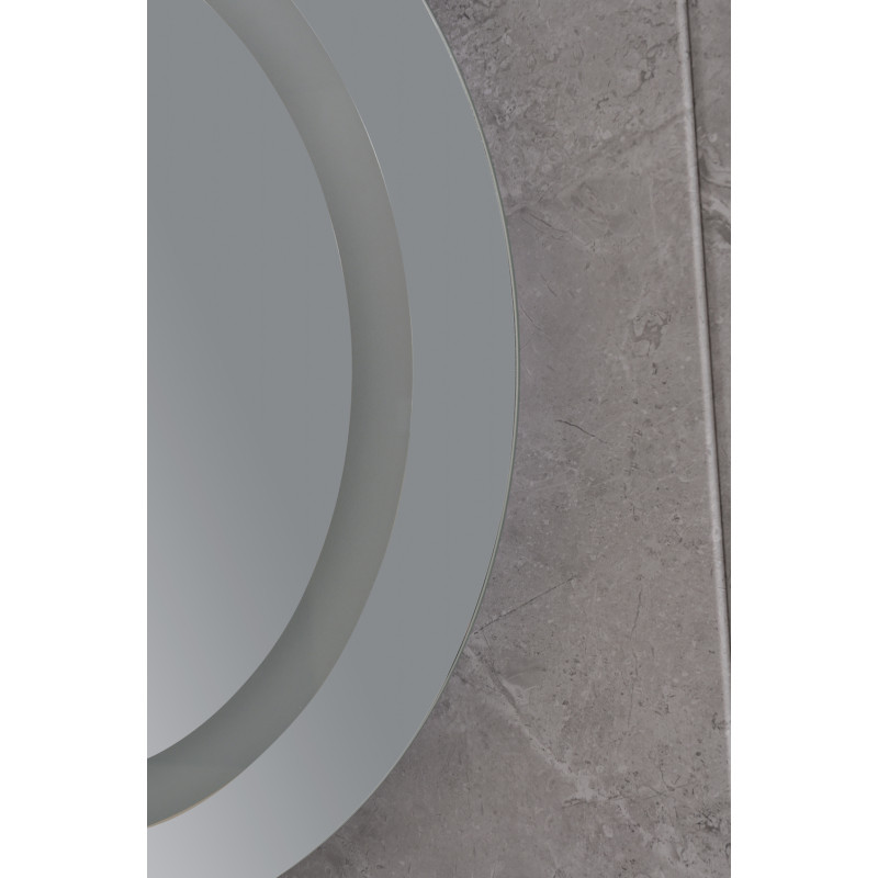 Дзеркало Mixxus PLAIN MC02-60 з Led Touch, Anti-fog, димером, регулятором яскравості, годинником 