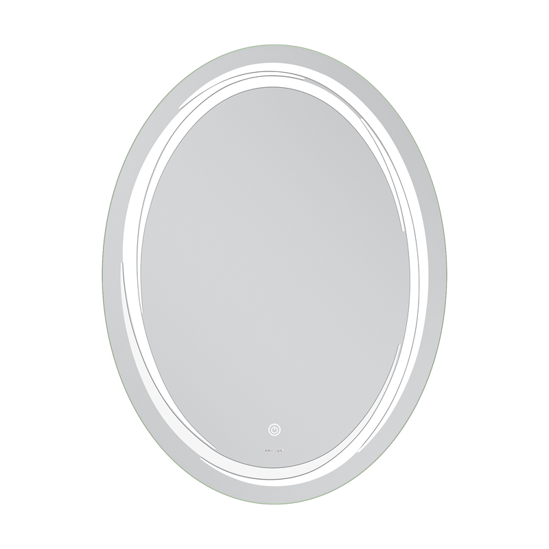 Зеркало Mixxus Premium WAVE MV04-60x80 с Led Touch, Anti-fog, димером