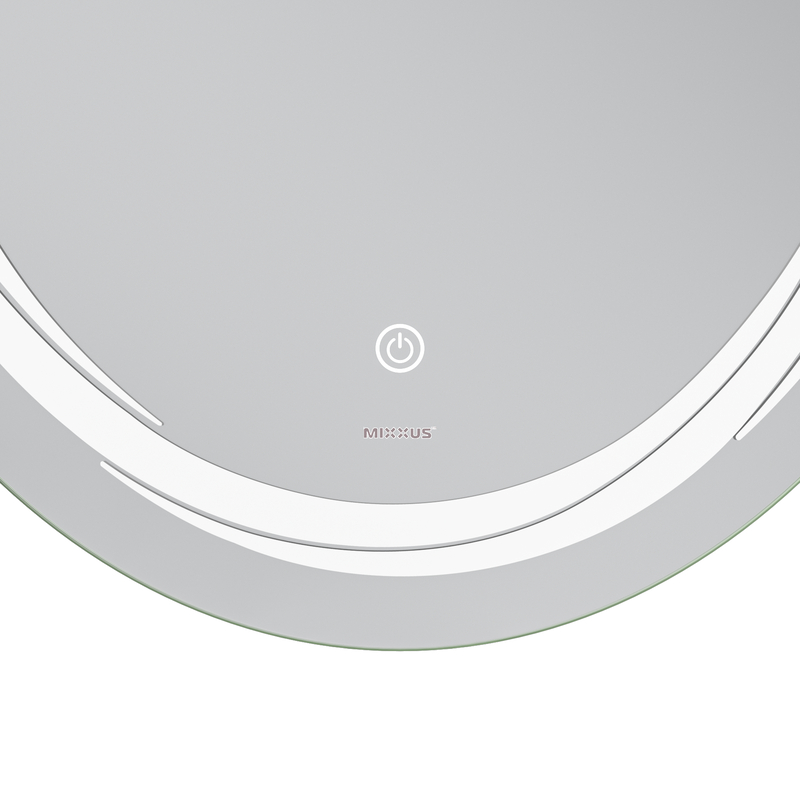 Зеркало Mixxus Premium WAVE MV04-60x80 с Led Touch, Anti-fog, димером