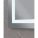 Зеркало Mixxus WARM MR02-80x60 с Led Touch, Anti-fog, димером, регулятором яркости, часами