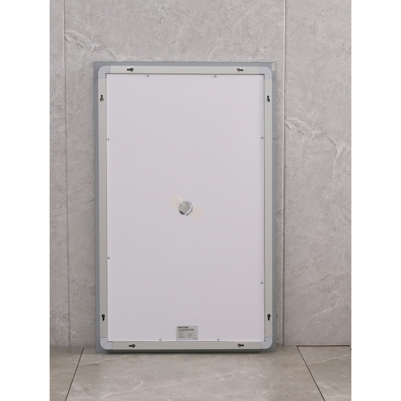 Дзеркало Mixxus HARD MR06-60x80 з Led Touch, Anti-fog, димером, регулятором яскравості, годинником 