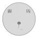 Дзеркало Mixxus Premium WAVE MC04-90 з Led Touch, Anti-fog, димером (3-6,5kK)  