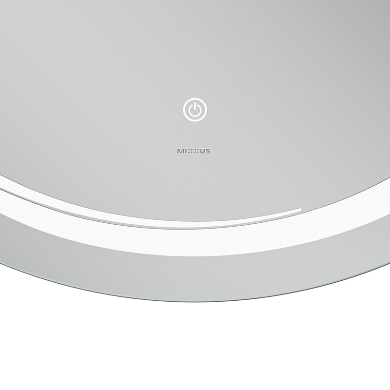 Дзеркало Mixxus Premium WAVE MC04-90 з Led Touch, Anti-fog, димером (3-6,5kK)  
