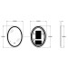 Зеркало Zerix Fusion MV01-60x80-REVERSE с LED Touch, Anti-fog, димером, регулятором яркости