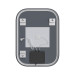 Дзеркало Mixxus Premium DIVERSE MR15-80x60-Reverse з Led Touch, Anti-fog, димером (3-6,5kK) 
