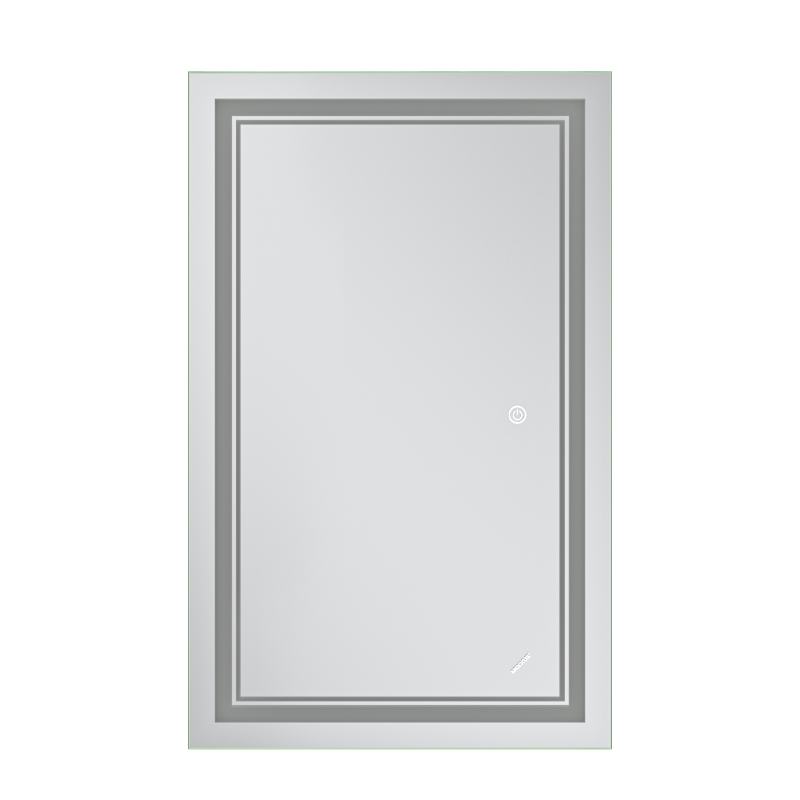 Зеркало Mixxus Premium QUADRO MR20-50x80-Reverse с Led Touch, Anti-fog, димером, регулятором яркости