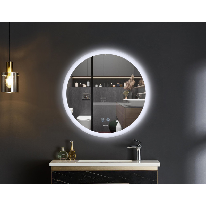 Зеркало Mixxus PLAIN MC11-60 с Led Touch, Anti-fog, димером, регулятором яркости