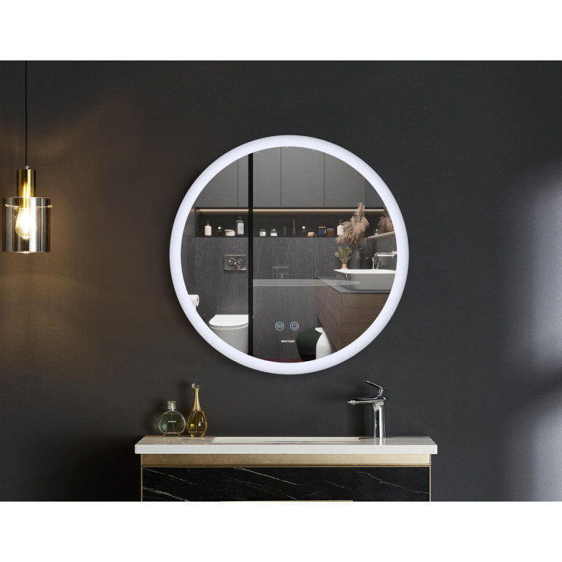 Зеркало Mixxus PLAIN MC11-60 с Led Touch, Anti-fog, димером, регулятором яркости