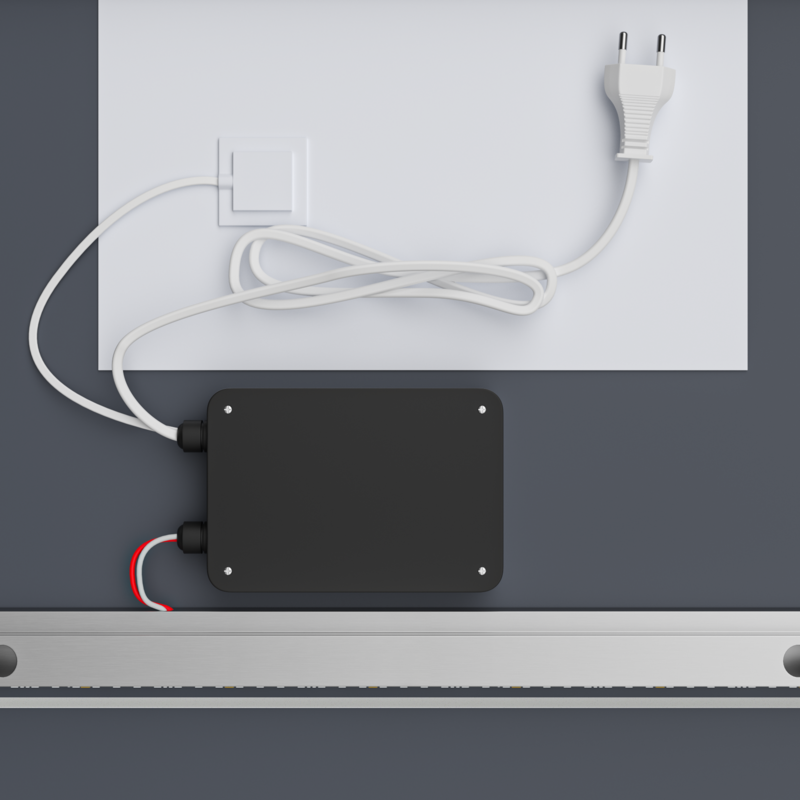 Дзеркало Mixxus Premium CUBIC MR14-70x50-Reverse з Led Touch, Anti-fog, димером, регулятором яскравості 