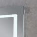 Зеркало Mixxus STYLE MR03-90x70 с Led Touch, Anti-fog, димером, регулятором яркости, часами