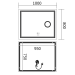 Зеркало Mixxus Premium QUADRO MR20-100x80 с Led Touch, Anti-fog, димером, регулятором яркости, линзой