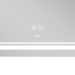 Зеркало Mixxus Premium QUADRO MR20-100x80 с Led Touch, Anti-fog, димером, регулятором яркости, линзой
