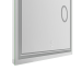 Зеркало Mixxus Premium QUADRO MR20-100x80 с Led Touch, Anti-fog, димером, регулятором яркости, линзой