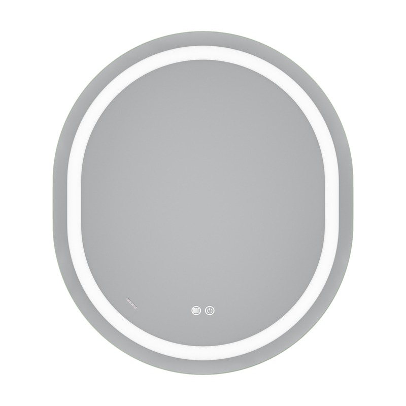 Зеркало Mixxus Premium ELLIPSE MV05-80x70-Reverse с Led Touch, Anti-fog, димером (3-6,5kK)
