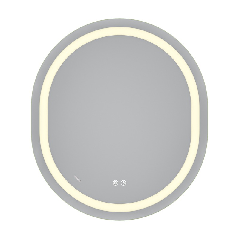 Зеркало Mixxus Premium ELLIPSE MV05-80x70-Reverse с Led Touch, Anti-fog, димером (3-6,5kK)