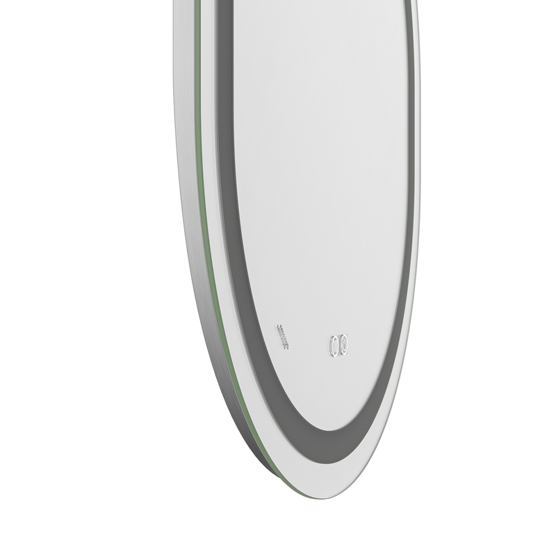 Зеркало Mixxus Premium ELLIPSE MV05-80x70-Reverse с Led Touch, Anti-fog, димером (3-6,5kK)