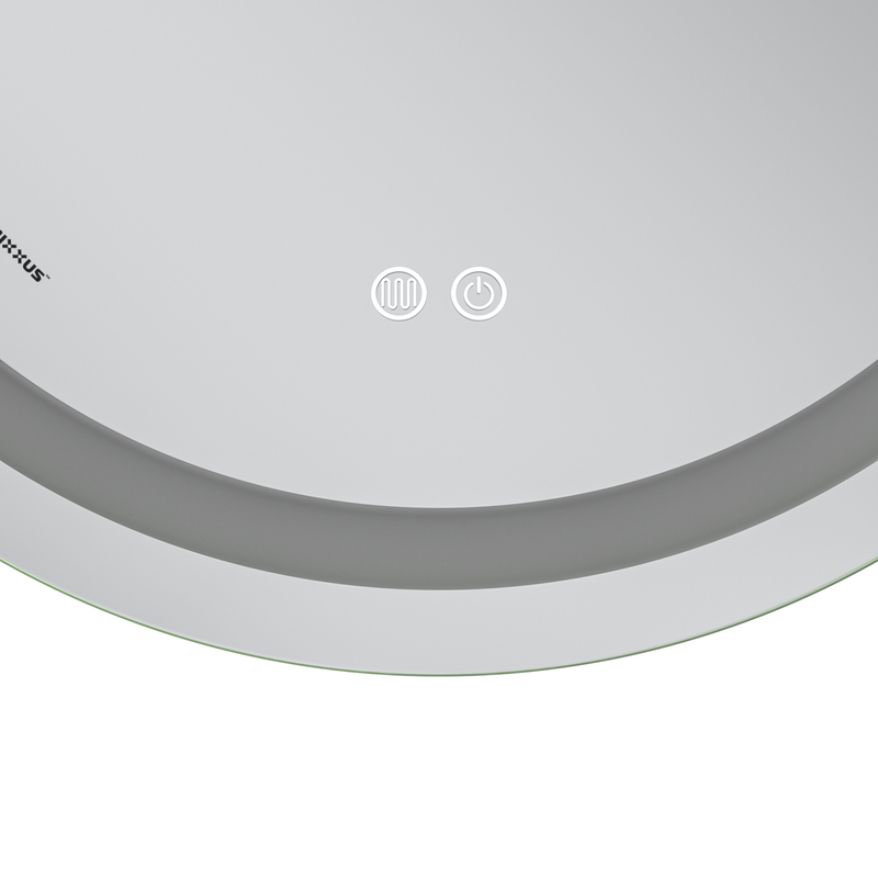 Зеркало Mixxus Premium ELLIPSE MV05-80x70-Reverse с Led Touch, Anti-fog, димером (3-6,5kK)