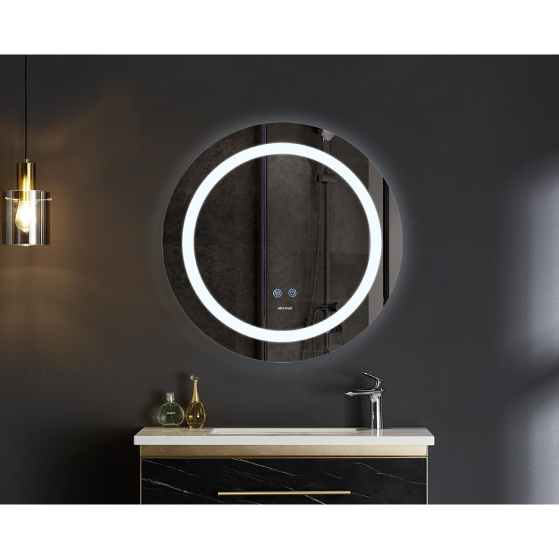 Зеркало Mixxus PLAIN MC03-60 с Led Touch, Anti-fog, димером, регулятором яркости