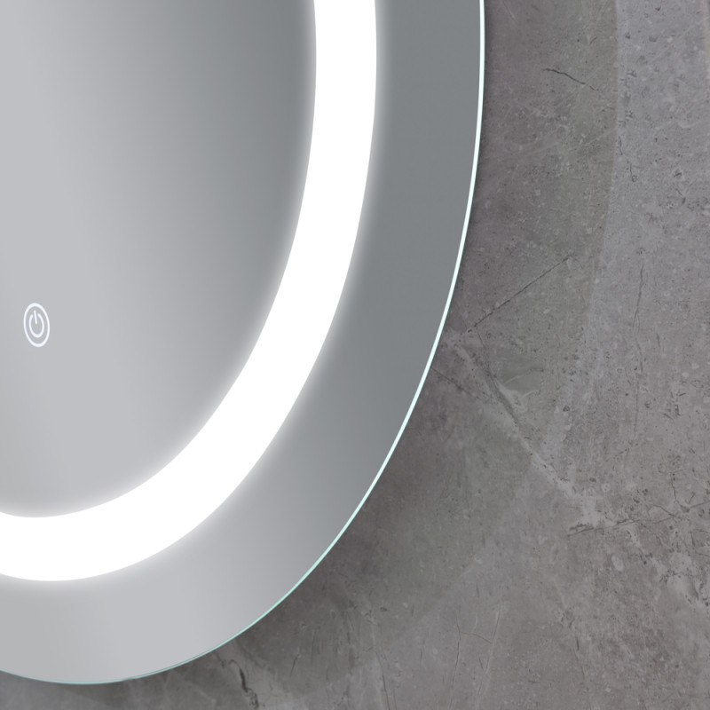 Зеркало Mixxus PLAIN MC03-60 с Led Touch, Anti-fog, димером, регулятором яркости