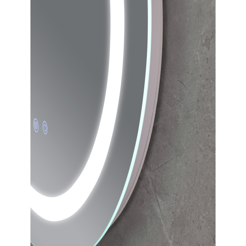 Зеркало Mixxus PLAIN MC03-60 с Led Touch, Anti-fog, димером, регулятором яркости