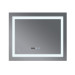 Зеркало Mixxus WARM MR02-80x80 с Led Touch, Anti-fog, димером, регулятором яркости, часами
