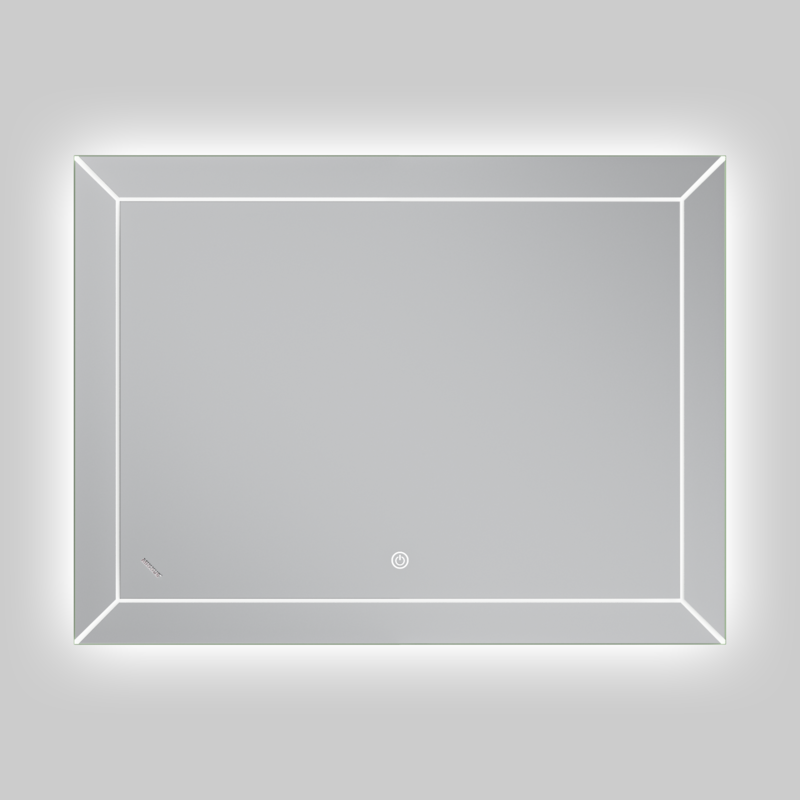 Зеркало Mixxus Premium CUBIC MR14-80x60-Reverse с Led Touch, Anti-fog, димером, регулятором яркости