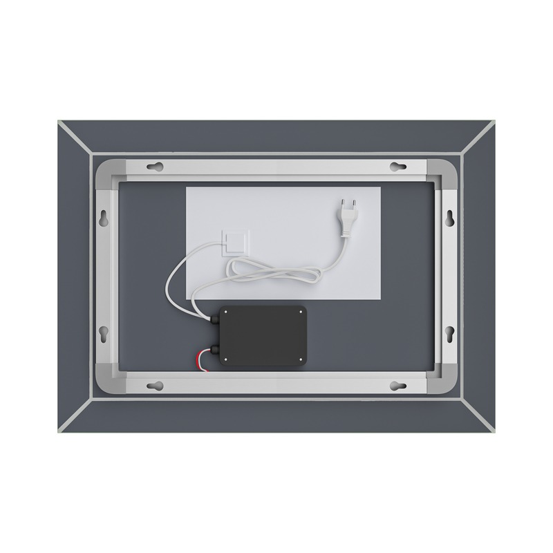 Зеркало Mixxus Premium CUBIC MR14-80x60-Reverse с Led Touch, Anti-fog, димером, регулятором яркости