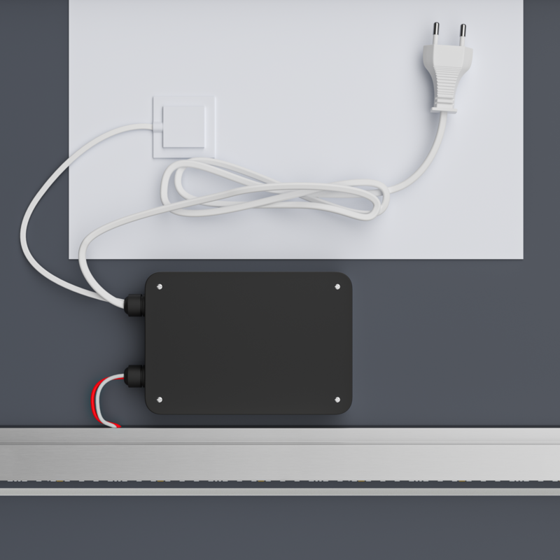 Зеркало Mixxus Premium CUBIC MR14-80x60-Reverse с Led Touch, Anti-fog, димером, регулятором яркости