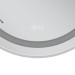 Зеркало Mixxus Premium ELLIPSE MV05-80x70-Reverse WHITE с Led Touch, Anti-fog, димером (3-6,5kK)
