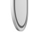 Зеркало Mixxus Premium ELLIPSE MV05-80x70-Reverse WHITE с Led Touch, Anti-fog, димером (3-6,5kK)