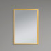 Зеркало настенное Zerix FONTE MRZ09-70x85-Reverse GOLD прямоугольное в золотой раме