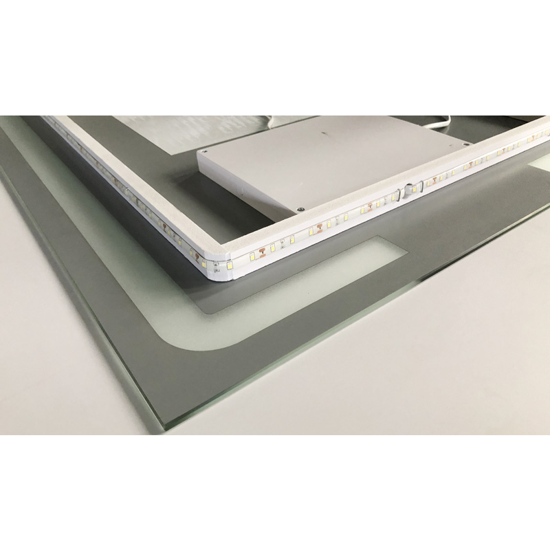 Дзеркало Zerix Prime MR02-50x80 з LED Touch, Anti-fog, димером, регулятором яскравості 