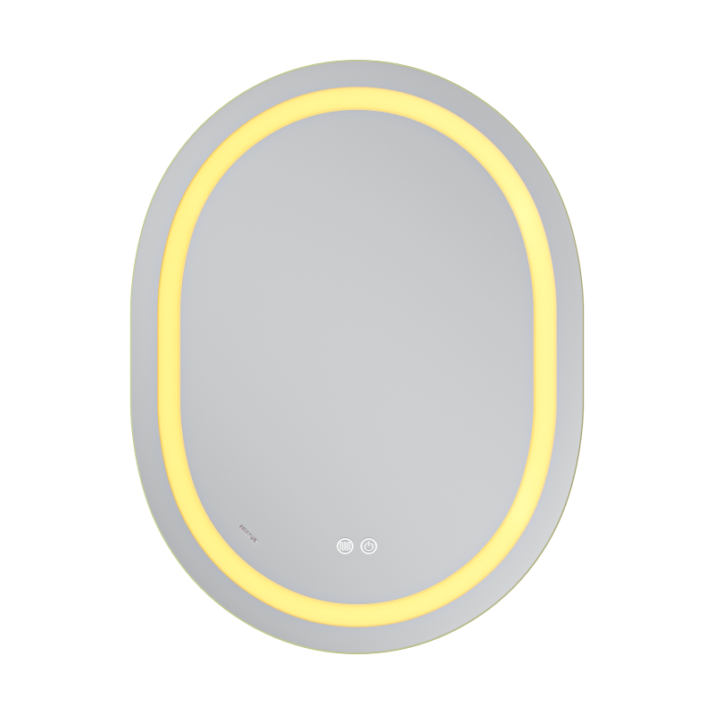 Дзеркало Mixxus Premium ELLIPSE MV05-80x60-Reverse з Led Touch, Anti-fog, димером (3-6,5kK) 