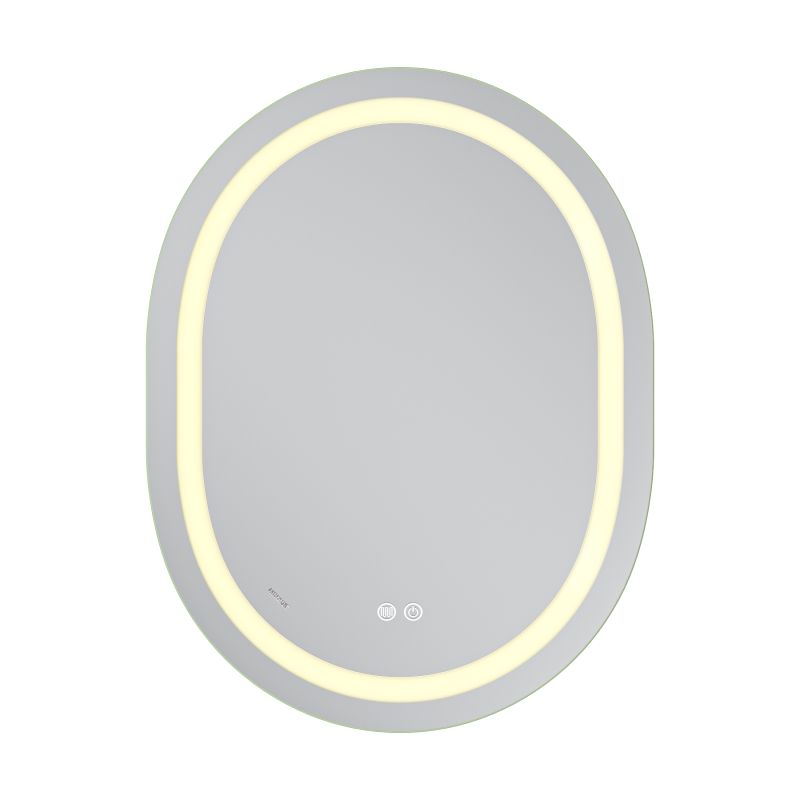 Дзеркало Mixxus Premium ELLIPSE MV05-80x60-Reverse з Led Touch, Anti-fog, димером (3-6,5kK) 
