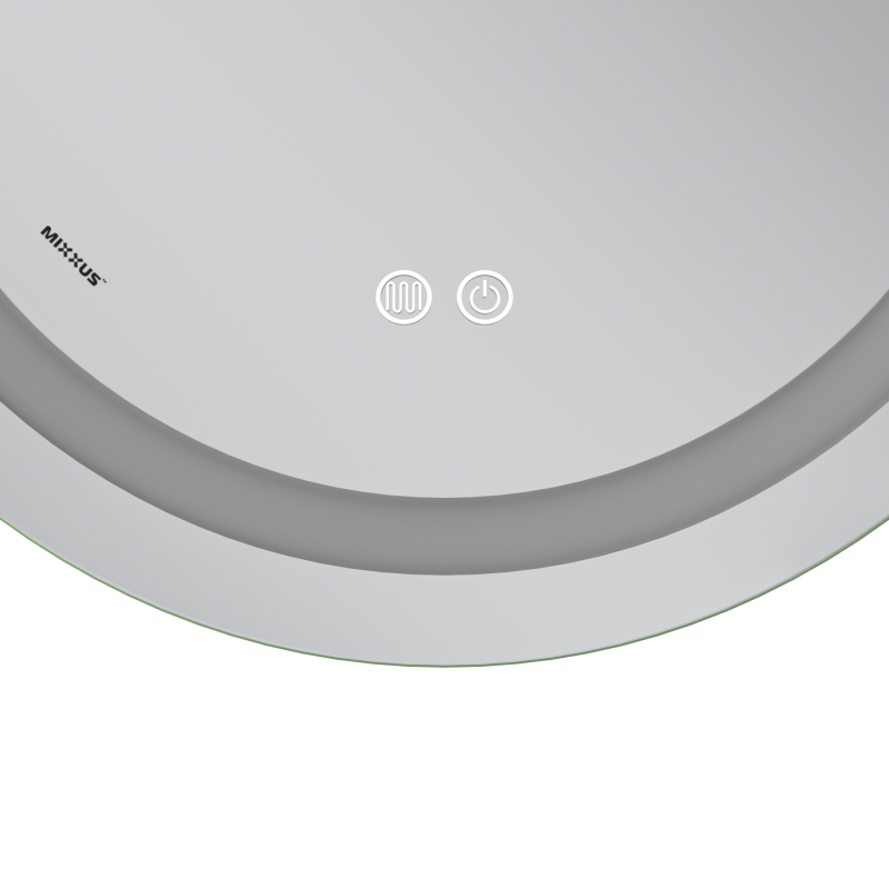 Дзеркало Mixxus Premium ELLIPSE MV05-80x60-Reverse з Led Touch, Anti-fog, димером (3-6,5kK) 
