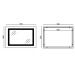 Зеркало Mixxus STYLE MR13-70x50-Reverse с Led Touch, Anti-fog, димером, регулятором яркости