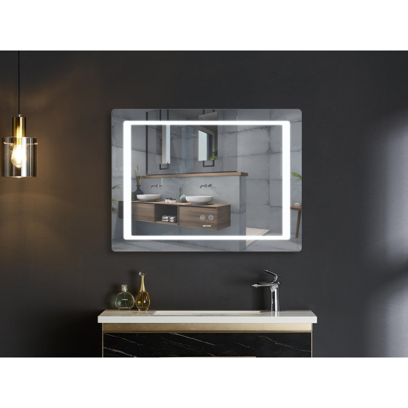 Зеркало Mixxus STYLE MR13-70x50-Reverse с Led Touch, Anti-fog, димером, регулятором яркости