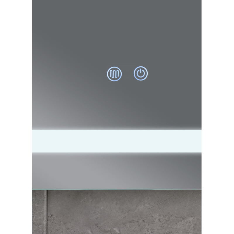 Зеркало Mixxus STYLE MR13-70x50-Reverse с Led Touch, Anti-fog, димером, регулятором яркости