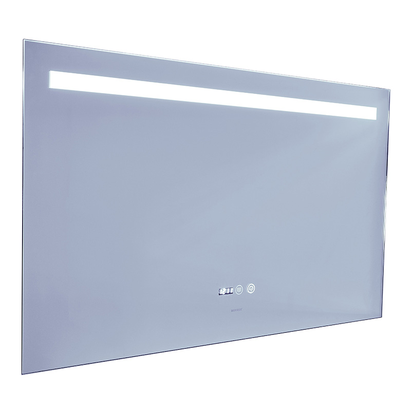 Дзеркало Mixxus STRONG MR05-100x60 з Led Touch, Anti-fog, димером, регулятором яскравості, годинником 