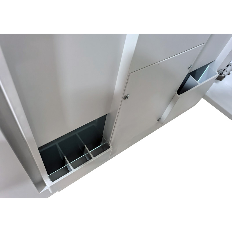 Зеркальный шкафчик Mixxus Premium Olivary CM01-70x70x13 с LED Touch, димером, регулятором яркости