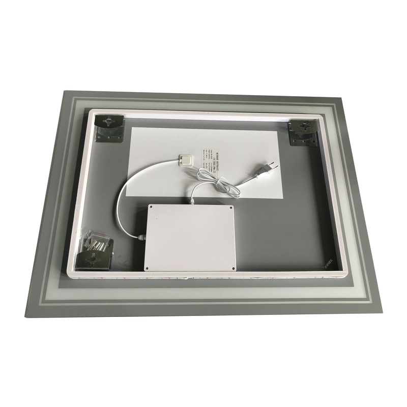 Зеркало Zerix Alive MR06-80x60-REVERSE с LED Touch, Anti-fog, димером, регулятором яркости